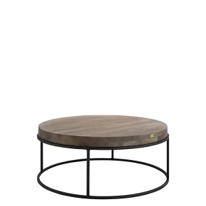 CARLISLE Soffbord Silver back Massiv ek Diameter 90cm Från Artwood