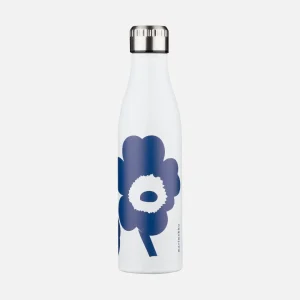 Unikko Dryckesflaska 0,5Liter White, blue Färg id 261 Från Marimekko