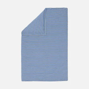 Tasaraita Påslakan 150x210cm off white, blue Färg Id 150 Från Marimekko