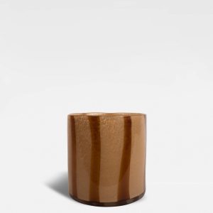 Calore Curve Ljuslykta Brun/Beige Medium 15*15cm Från BYON