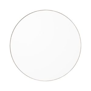 Circum Mirror Clear/Dark Taupe – Ø110XH2cm Från Aytm