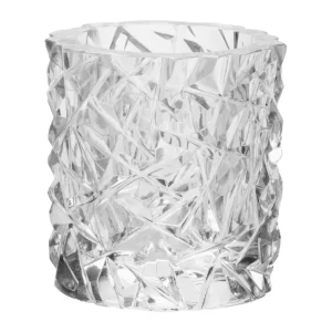 Carat Ljuslykta 7,9cm, Design Lena Bergström Från Orrefors Glasbruk