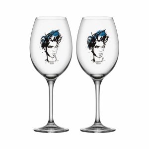 All About You/Miss Him Blå 2-Pack 52cl Kosta Boda