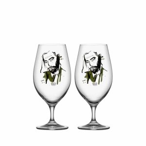 All About You,  Want Him Grön 40cl 2-Pack Kosta Boda