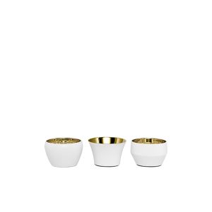 Kin Ljuslykta Vit 3-pack Skultuna