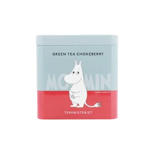 Mumin Burk med Te Green Tea Chokeberries Tin Från Teministeriet