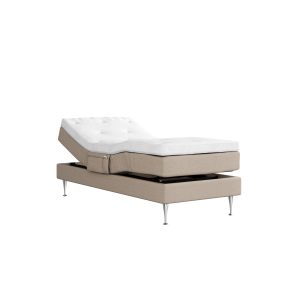 HASSEL Ställbar Säng  80x200cm Komplett Med Gavel Bäddmadrass och Ben, Från Scapa Beds, Svensktillverkad ”Finns i Många olika Färger och Gavlar”