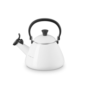 Kone-vatten/Kaffekittel, med Vissla, White 1,6L Från Le Creuset