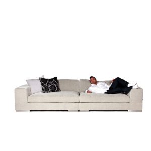 LAZY Soffa 3-Sits B284*d120cm Från Bellus