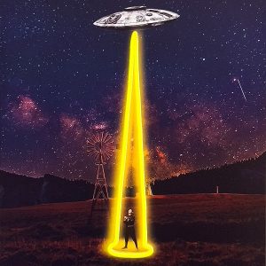 UFO Tavla LED-Neon 90*70cm Från Locomocean