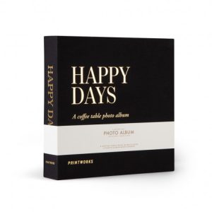 Fotoalbum Happy Days, Svart Från Printworks