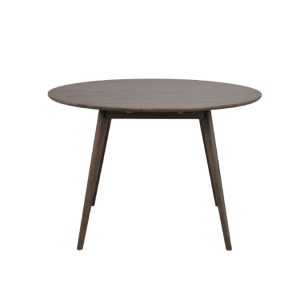 YUMI MATBORD Brunlackad Ek Runt 115cm Från Rowico