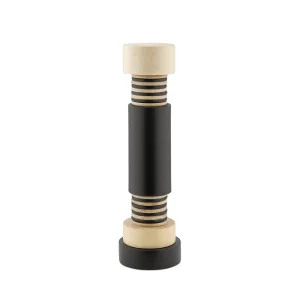 Twergi Salt-, Pepparkvarn och Kryddkvarn 25,5cm, Svart Från Alessi Design Ettore Sottsass