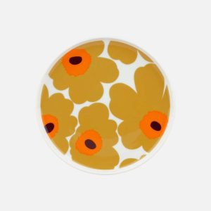 Tallrik Oiva/Unikko 20cm, Färg WHITE, CARAMELL, WARM OR Färg 182 Från Marimekko