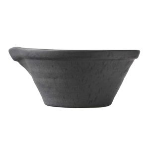 Degskål 27 cm svart
